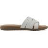 imageCLIFFS BY WHITE MOUNTAIN Womens Fraley Slide SandalWhiteEmbossed