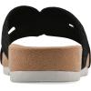 imageCLIFFS BY WHITE MOUNTAIN Womens Tindra Slide SandalBlackRaffia