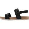 imageCLIFFS BY WHITE MOUNTAIN Womens Treat Double Strap SlingBack SandalBlackSmooth