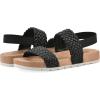 imageCLIFFS BY WHITE MOUNTAIN Womens Treat Double Strap SlingBack SandalBlackSmooth