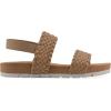 imageCLIFFS BY WHITE MOUNTAIN Womens Treat Double Strap SlingBack SandalNaturalSmooth