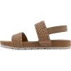 imageCLIFFS BY WHITE MOUNTAIN Womens Treat Double Strap SlingBack SandalNaturalSmooth