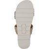 imageCLIFFS BY WHITE MOUNTAIN Womens Treat Double Strap SlingBack SandalPlatinoMetallicSmooth