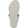 imageCLIFFS BY WHITE MOUNTAIN Womens Treat Double Strap SlingBack SandalWhiteSmooth