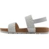 imageCLIFFS BY WHITE MOUNTAIN Womens Treat Double Strap SlingBack SandalWhiteSmooth