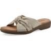 imageCLIFFS BY WHITE MOUNTAIN Womens Blinding Woven Slide SandalNaturalMultiFabric