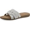 imageCLIFFS BY WHITE MOUNTAIN Womens Fraley Slide SandalWhiteEmbossed