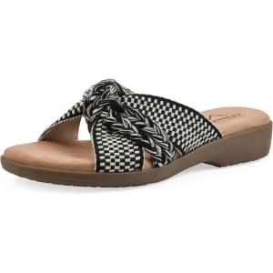 imageCLIFFS BY WHITE MOUNTAIN Womens Blinding Woven Slide SandalBlackMultiFabric