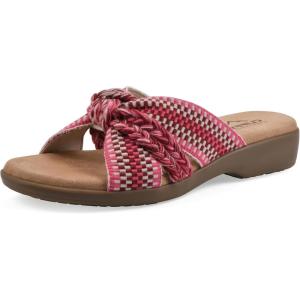 imageCLIFFS BY WHITE MOUNTAIN Womens Blinding Woven Slide SandalFuschiaMultiFabric