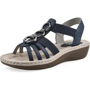 imageCLIFFS BY WHITE MOUNTAIN Womens Caselyn Strappy SandalNavyNubuck