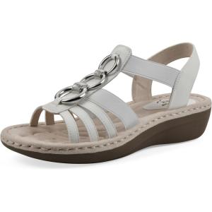 imageCLIFFS BY WHITE MOUNTAIN Womens Caselyn Strappy SandalWhiteNubuck