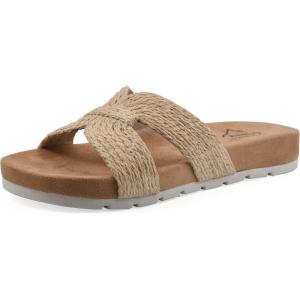 imageCLIFFS BY WHITE MOUNTAIN Womens Tindra Slide SandalNaturalRaffia