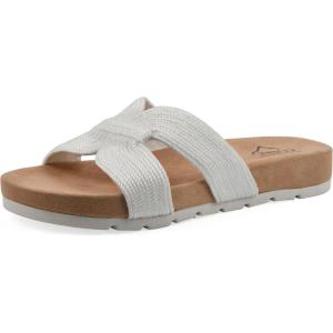 imageCLIFFS BY WHITE MOUNTAIN Womens Tindra Slide SandalWhiteRaffia