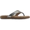 imageCLIFFS BY WHITE MOUNTAIN Womens Fateful Cushioned Flip Flop SandalSilverSmooth