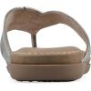 imageCLIFFS BY WHITE MOUNTAIN Womens Fateful Cushioned Flip Flop SandalSilverSmooth