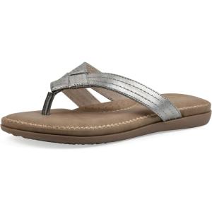 imageCLIFFS BY WHITE MOUNTAIN Womens Fateful Cushioned Flip Flop SandalSilverSmooth