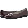 imageCLIFFS BY WHITE MOUNTAIN Womens Miliani Cushioned Buckle FlatOxbloodPatent