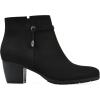imageCliffs by White Mountain Womens Angelo Cushioned Block Heel Ankle Shootie BootBlackFabric