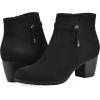 imageCliffs by White Mountain Womens Angelo Cushioned Block Heel Ankle Shootie BootBlackFabric