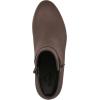 imageCliffs by White Mountain Womens Angelo Cushioned Block Heel Ankle Shootie BootDk BrownFabric