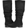 imageCliffs by White Mountain Womens Barnes Cushioned Rouched Tall Shaft BootBlackFabric