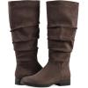 imageCliffs by White Mountain Womens Barnes Cushioned Rouched Tall Shaft BootDk BrownFabric