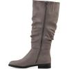 imageCliffs by White Mountain Womens Barnes Cushioned Rouched Tall Shaft BootStoneFabric
