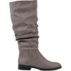 imageCliffs by White Mountain Womens Barnes Cushioned Rouched Tall Shaft BootStoneFabric