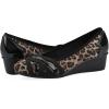 imageCliffs by White Mountain Womens Bowie Cushioned Ballet Wedge HeelTanLeopardPrint
