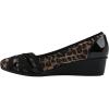 imageCliffs by White Mountain Womens Bowie Cushioned Ballet Wedge HeelTanLeopardPrint