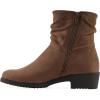imageCliffs by White Mountain Womens Dunia Cushioned Rouched Ankle BootieChestnutFabric