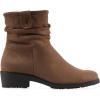 imageCliffs by White Mountain Womens Dunia Cushioned Rouched Ankle BootieChestnutFabric