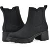 imageCliffs by White Mountain Womens Mingo Cushioned Block Heel Chelsea Ankle BootieBlackNubuck