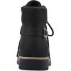 imageCliffs by White Mountain Womens Pioneer Cushioned LaceUp City Hiker Ankle BootieBlackNubuck
