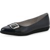 imageCLIFFS BY WHITE MOUNTAIN Womens Miliani Cushioned Buckle FlatNavyPatent