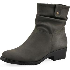 imageCliffs by White Mountain Womens Dunia Cushioned Rouched Ankle BootieOliveFabric