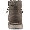 imageCliffs by White Mountain Womens Kimora Cushioned LaceUp City Hiker Ankle BootieStoneFabric