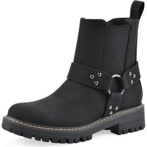 imageCliffs by White Mountain Womens Maximus Cushioned Chelsea Ankle BootieBlackNubuck