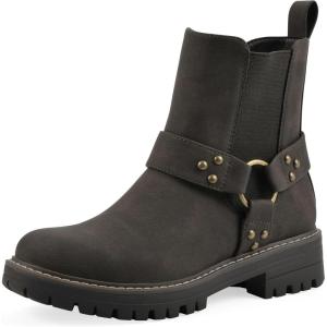 imageCliffs by White Mountain Womens Maximus Cushioned Chelsea Ankle BootieDk BrownNubuck