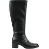 imageCliffs by White Mountain Womens Humbert Cushioned Block Heel Tall Shaft BootBlackSmooth