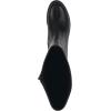 imageCliffs by White Mountain Womens Humbert Cushioned Block Heel Tall Shaft BootBlackSmooth