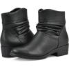 image:imageCLIFFS BY WHITE MOUNTAIN Womens Durbon Cushioned Ankle BootiesBlackSmooth