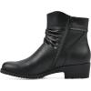 image:imageCLIFFS BY WHITE MOUNTAIN Womens Durbon Cushioned Ankle BootiesBlackSmooth