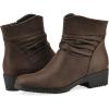 image:imageCLIFFS BY WHITE MOUNTAIN Womens Durbon Cushioned Ankle BootiesBrownFabric
