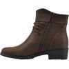 image:imageCLIFFS BY WHITE MOUNTAIN Womens Durbon Cushioned Ankle BootiesBrownFabric