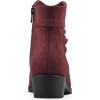 image:imageCLIFFS BY WHITE MOUNTAIN Womens Durbon Cushioned Ankle BootiesBurgundyFabric
