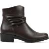 image:imageCLIFFS BY WHITE MOUNTAIN Womens Durbon Cushioned Ankle BootiesDk BrownSmooth