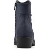 image:imageCLIFFS BY WHITE MOUNTAIN Womens Durbon Cushioned Ankle BootiesNavyFabric