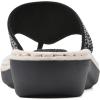 image:imageCliffs by White Mountain Womens Cushioned Cienna Thong SandalBlackFabric
