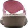 image:imageCliffs by White Mountain Womens Cushioned Cienna Thong SandalMagenta PinkFabric